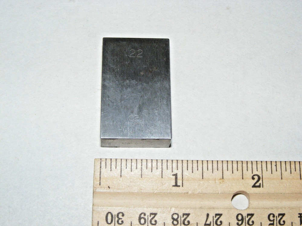 C.E. Johansson Gage Block Single 22mm (a31)