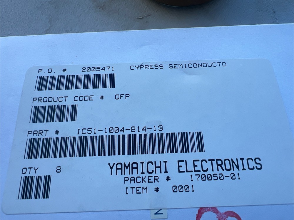 YAMAICHI ELECTRONICS IC51-1004-814-13 ic Socket
