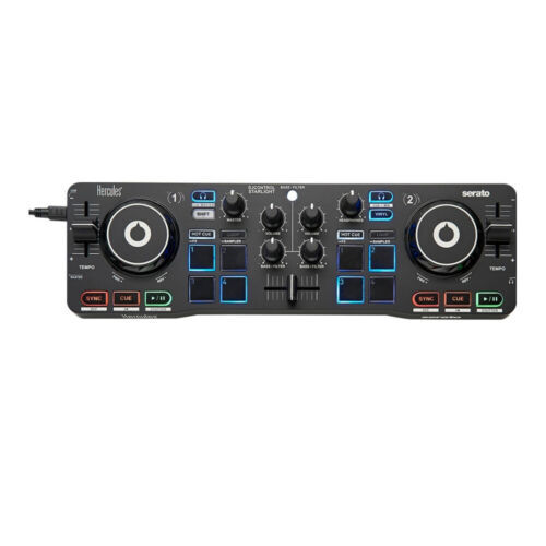 Hercules DJ Control Starlight Compact Controller with Serato DJ Lite
