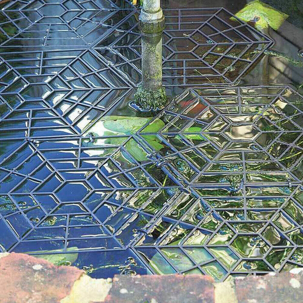Plastic Pond Fish Protector Net, Plastic Pond Fish Net Mesh Cover for Fish 10Pcs