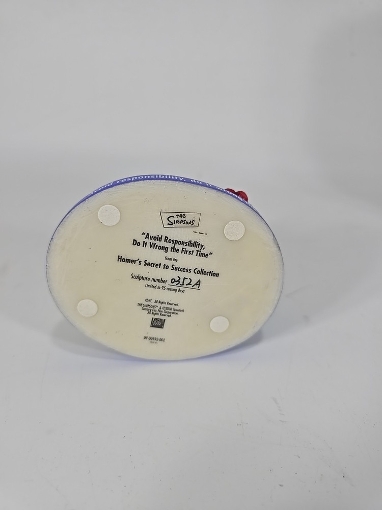 2006 Hamilton The Simpsons Avoid Responsibility, Do It Wrong the First Time