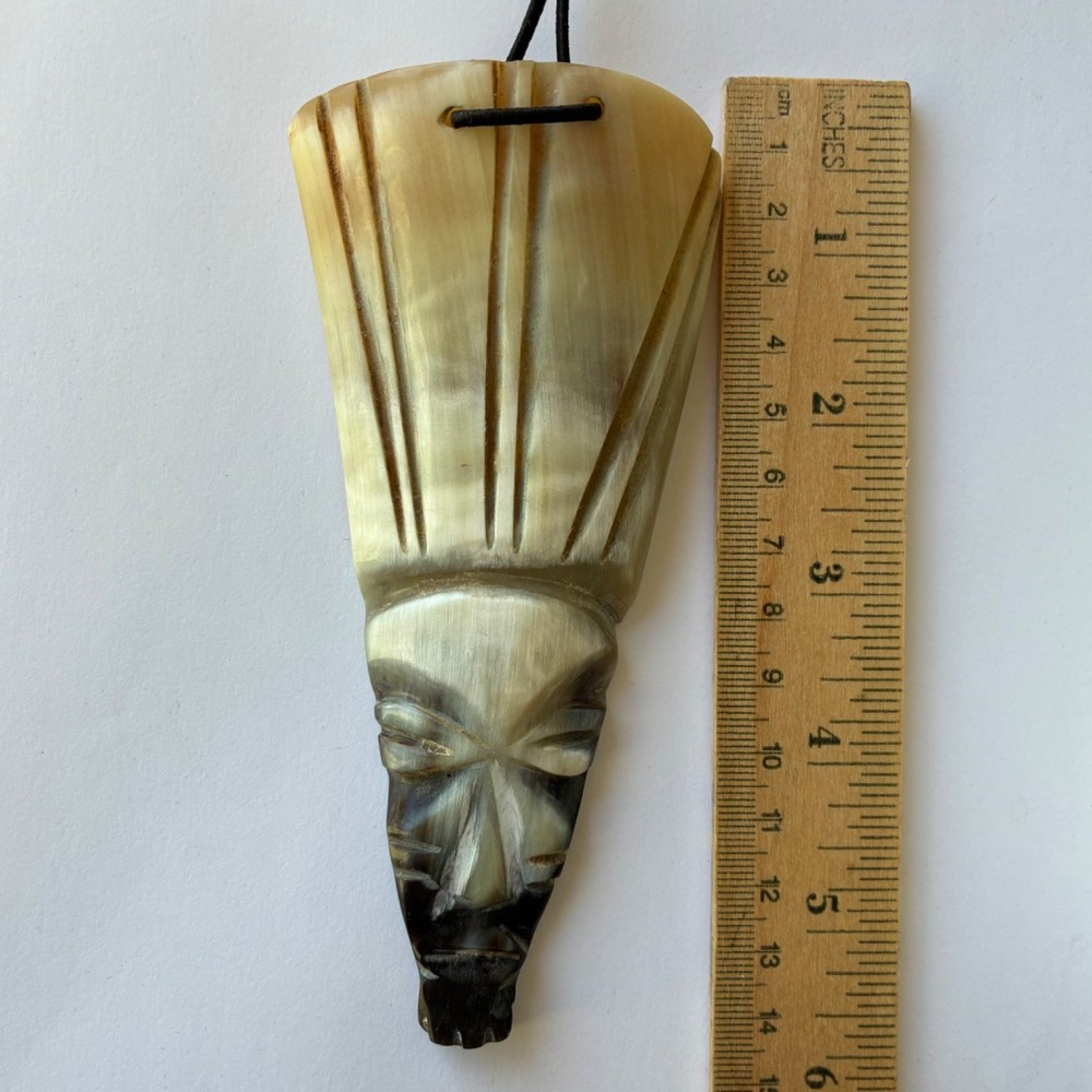 Mask Horn Pendant