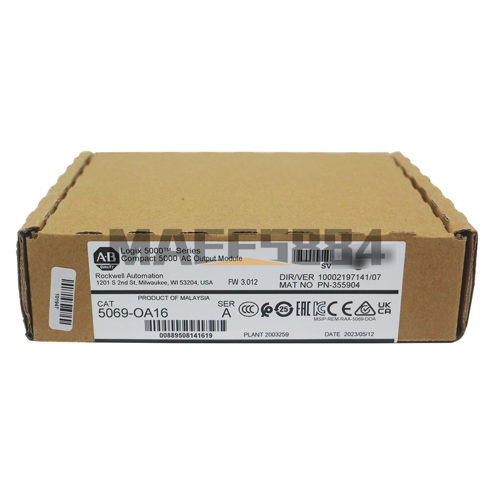 New Allen-Bradley 5069-OA16 Compact 5000 AC Output Module