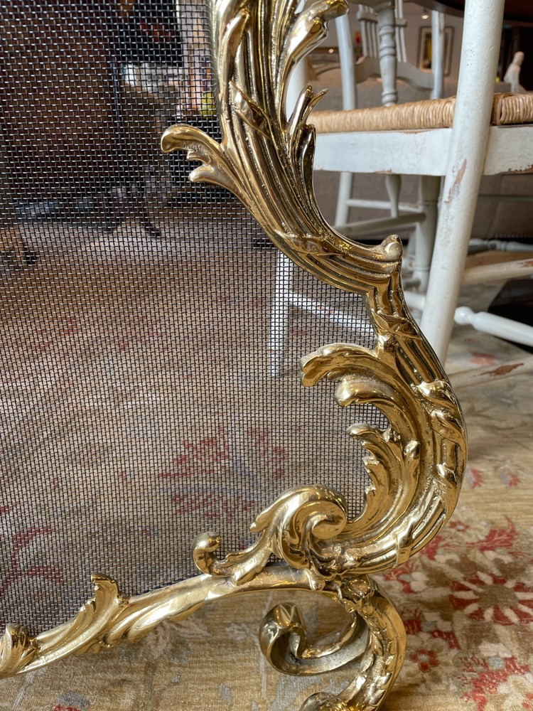 French Rococo Fireplace Screen