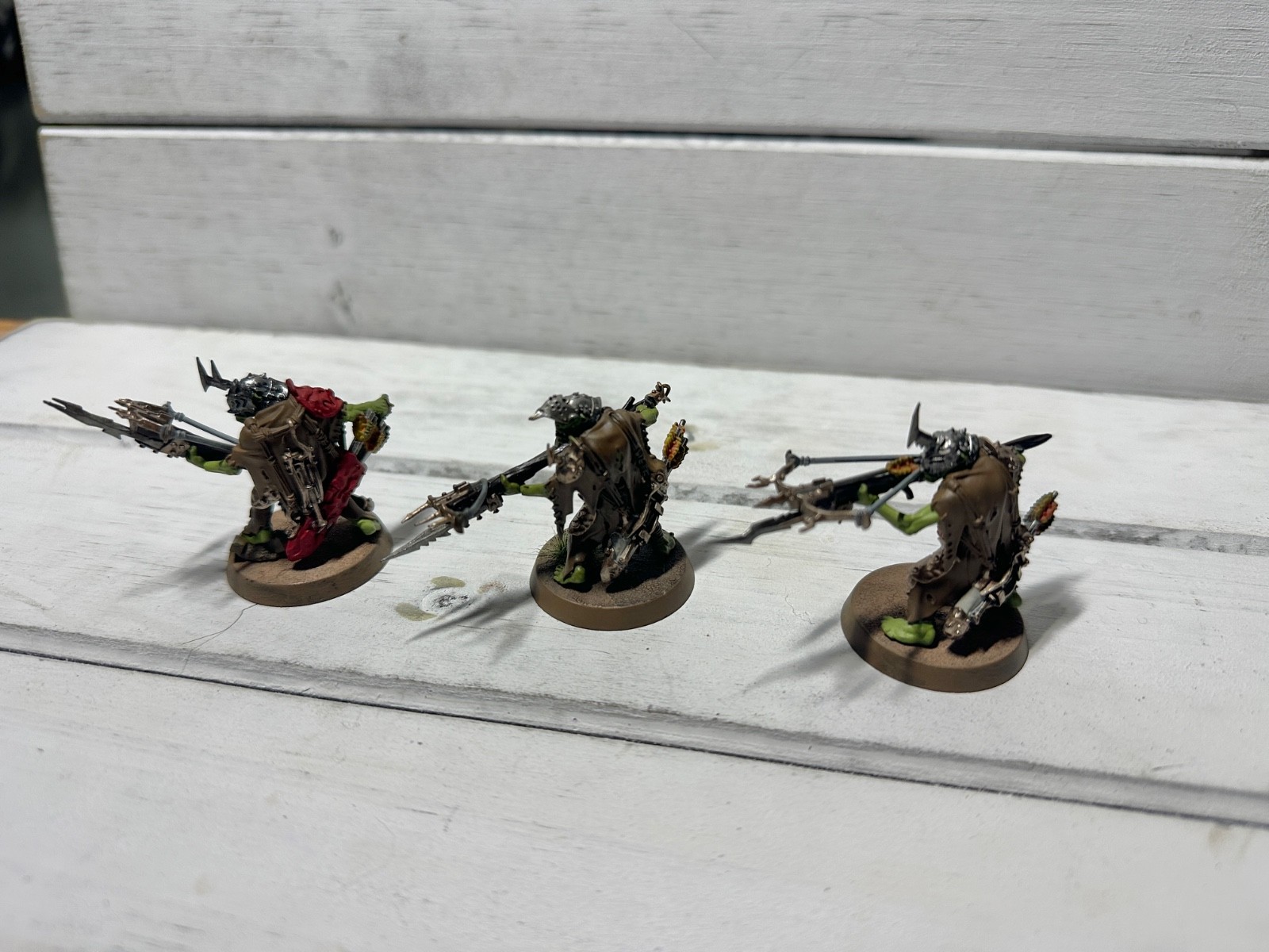 x3 Man-Skewer Boltboyz • Warhammer AOS Age Of Sigmar Kruleboyz • Painted