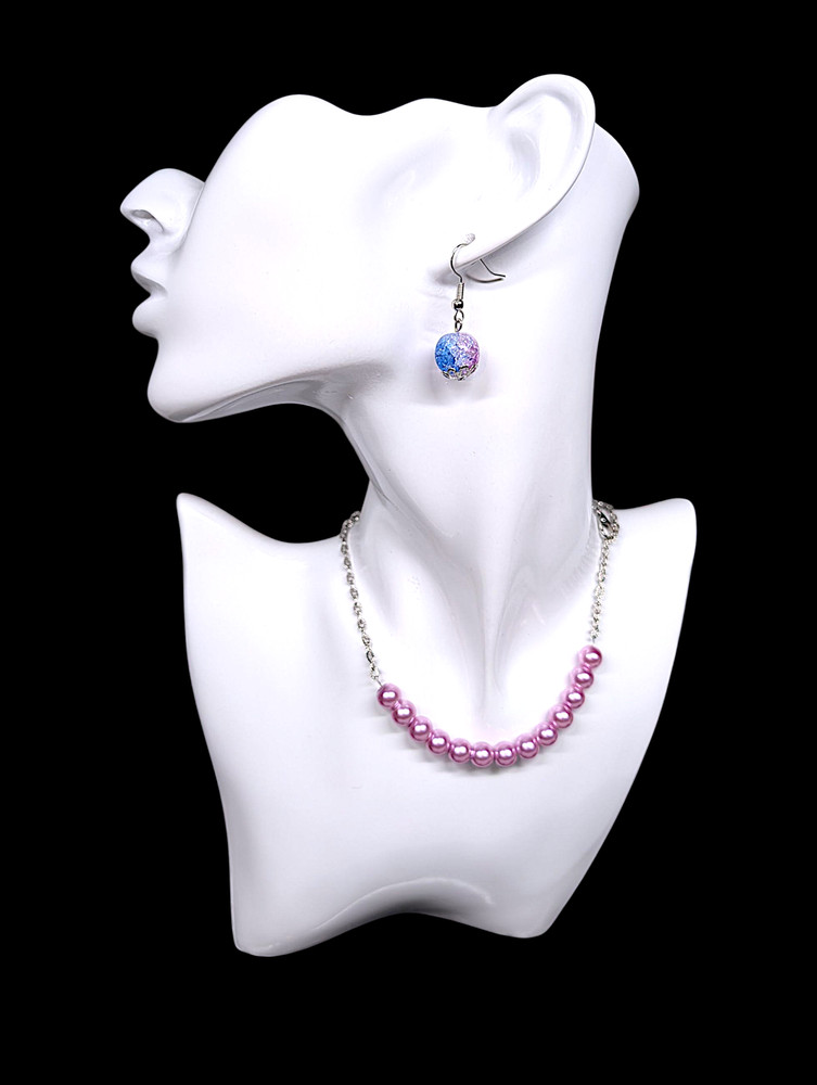 Violet Snow Earrings