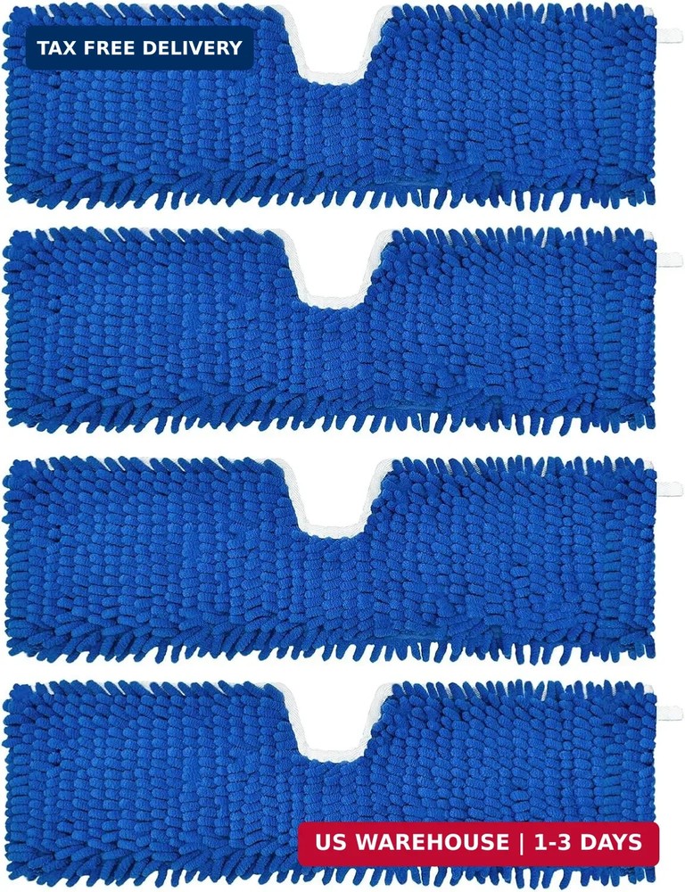 4 Pack Mop Heads Replacements Compatible with O-cedar Dual-Action Flip Mop,Micro