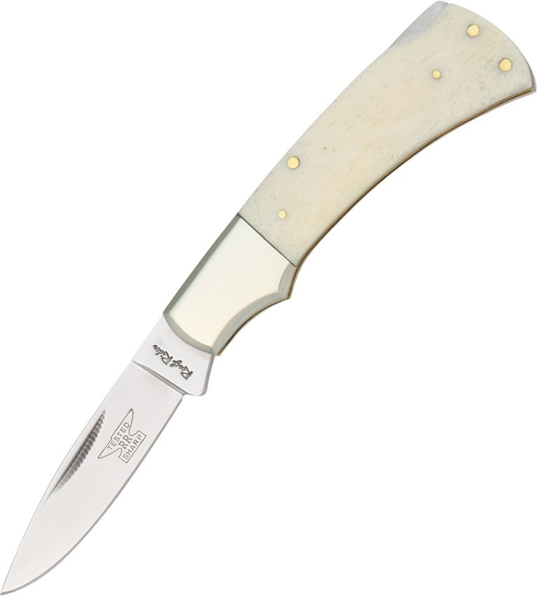 Rough Rider Lockback RR135 Stainless Bone Folding Knife