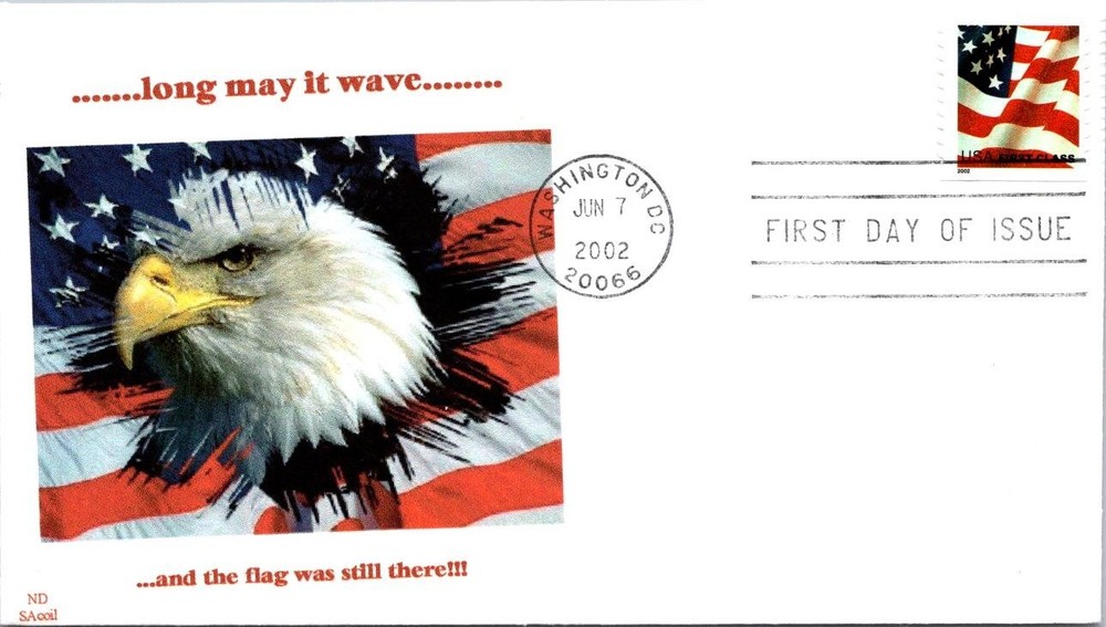 FDC 2002 SC #3622 Pry Cachet - Washington DC - Single - J21908