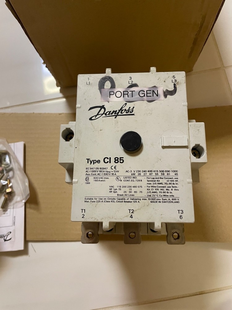 Danfoss CI 85 Contactor with New Coil