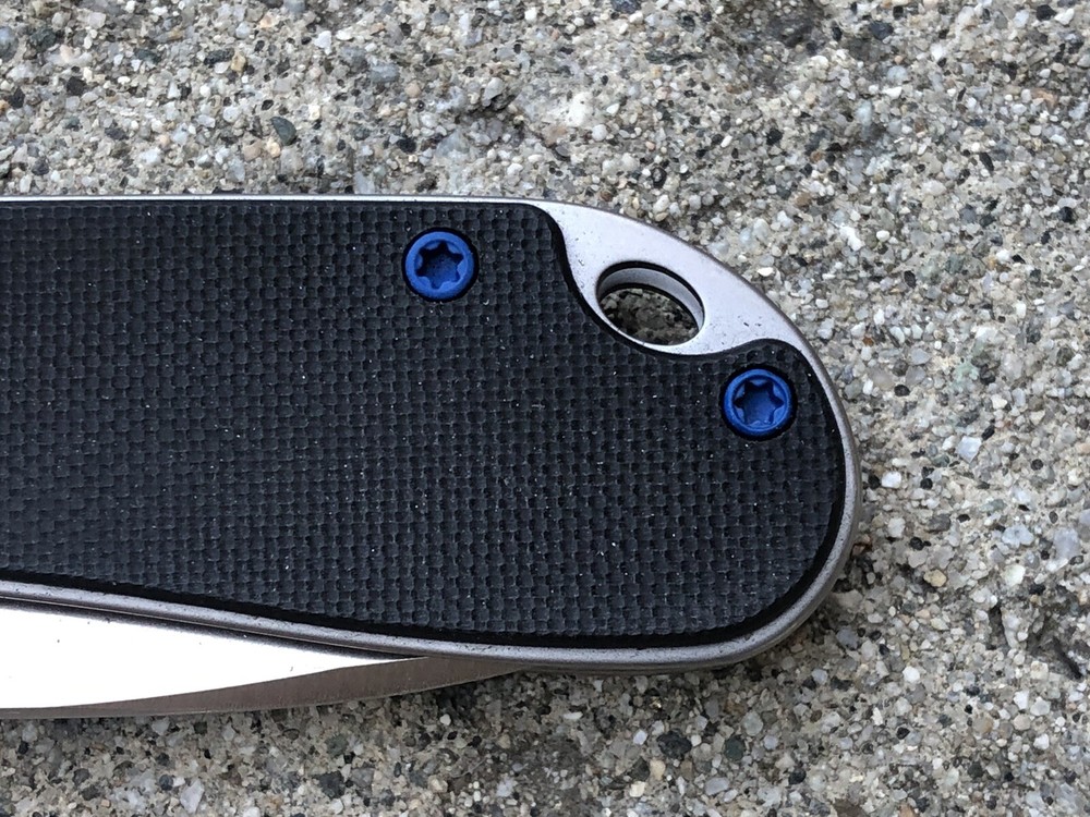 Flat Blue Handle Screws Set For CIVIVI Elementum Knife T8 Torx Socket - 4pcs