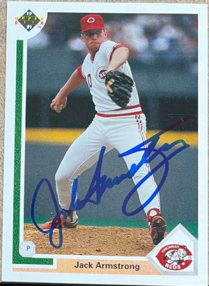 Jack Armstrong Autographed 1991 Upper Deck #373