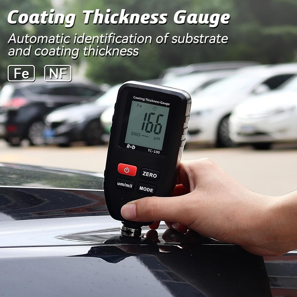 Paint Thickness Meter for Auto Inspections