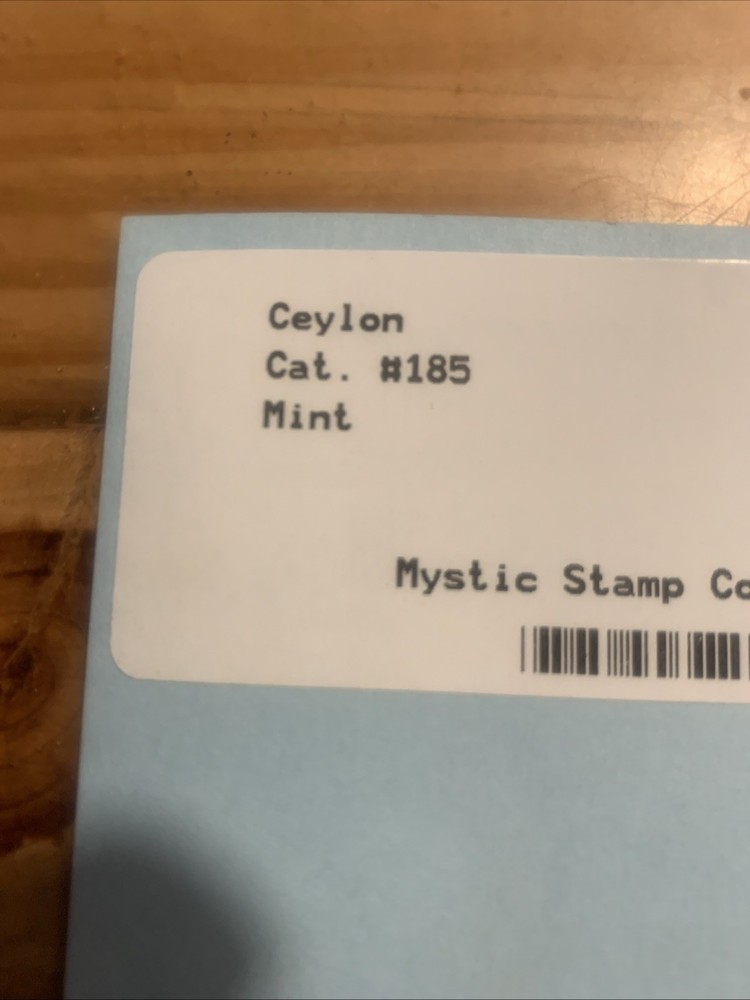 1904 CEYLON POSTAGE 185 MINT