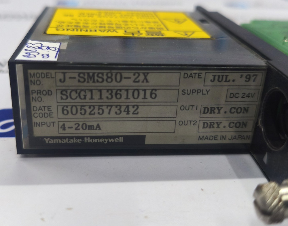 YAMATAKE HONEYWELL J-SMS80-2X ANALOG INPUT MODULE DC 24V 4-20MA