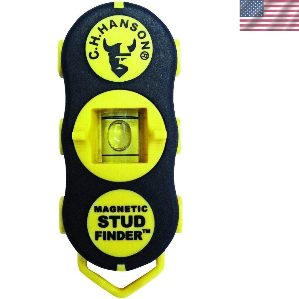 Compact Magnetic Stud Finder Pair - Hands-Free Convenience for DIY Projects