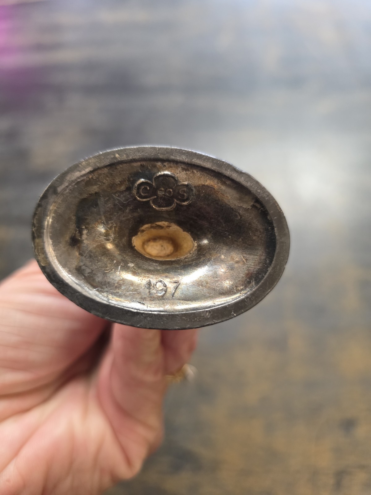 VINTAGE SILVER SALT SHAKER