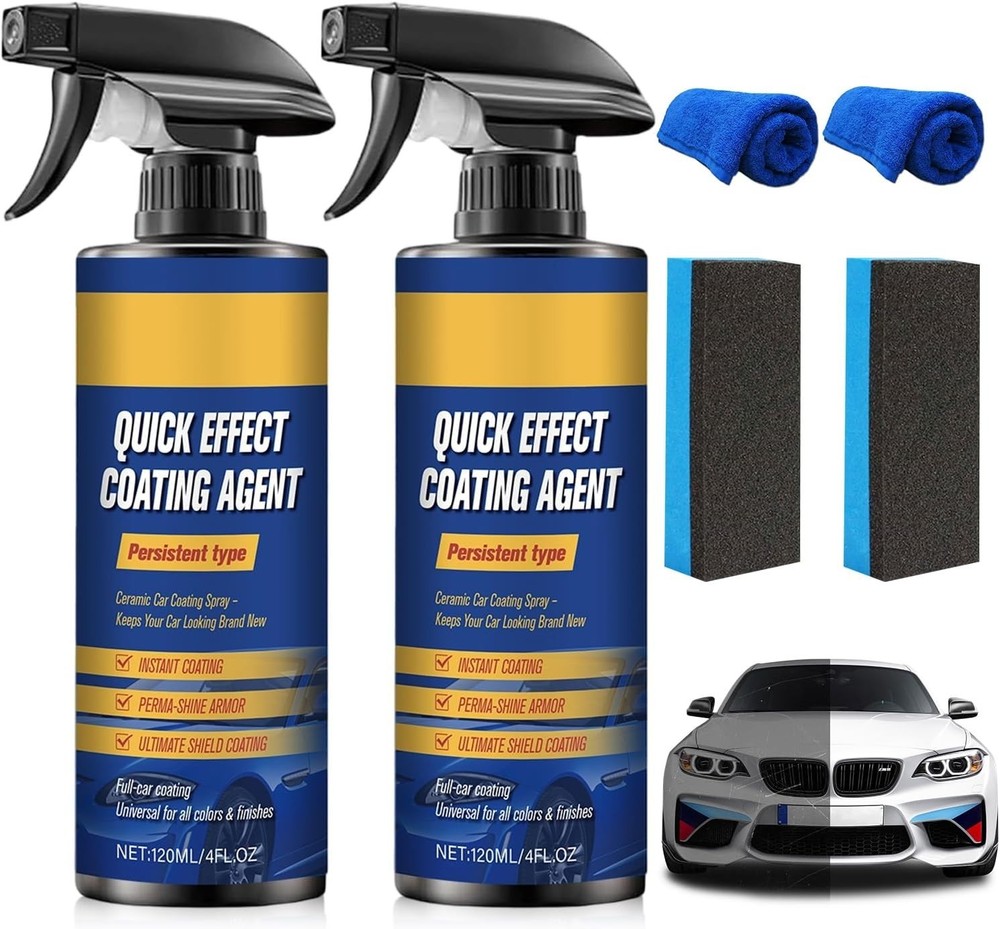 Advanced Car Quick-Acting Coating Agent Spray, Car Coating Spray, Quick Effect