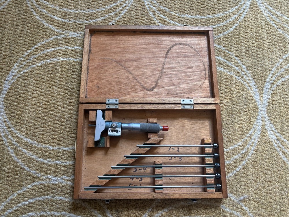 mitutoyo 0-6” depth micrometer