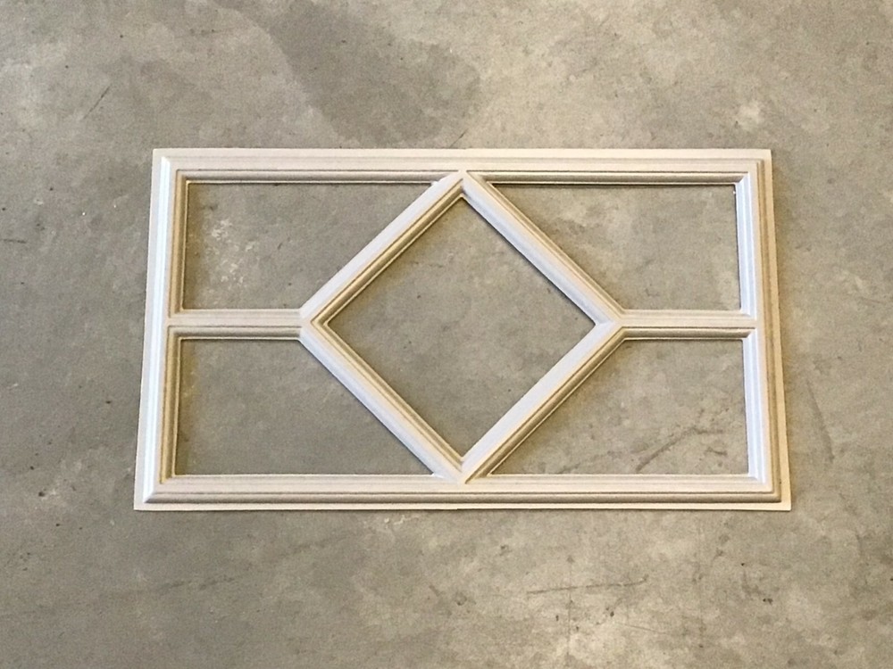 4 Amarr Waterford Replacement Insert for Short Panel Amarr Garage Doors Sandtone