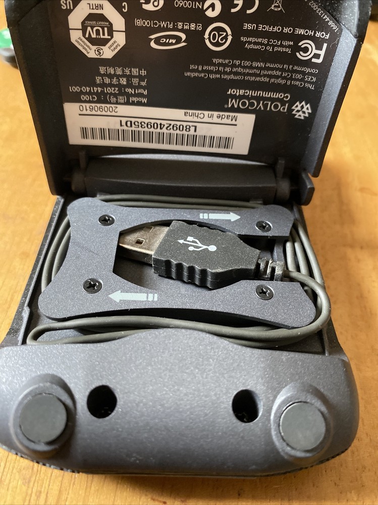 Polycom Communicator USB Speakerphone Model CX100 Good Condit. Audio Conference