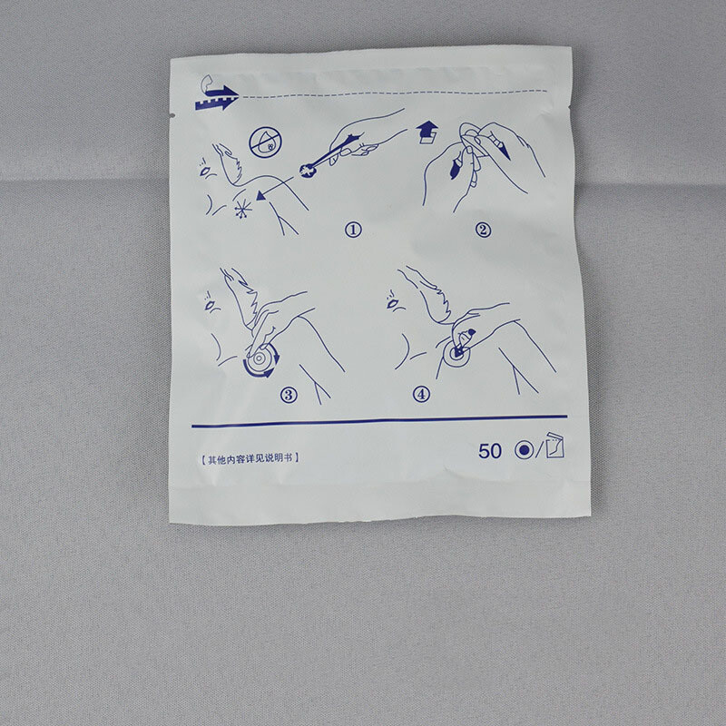 50Pcs Disposable ECG Electrodes AG/AgCl Sensor disposable ECG/EKG Electrode Pad