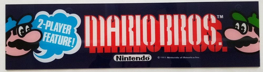 MARIO BROTHERS NARROW BODY MARQUEE SCREEN PRINTED!