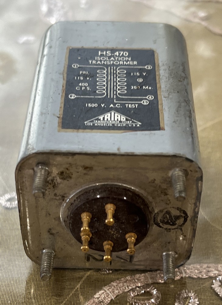 TRIAD HS-470 ISOLATION TRANSFORMER