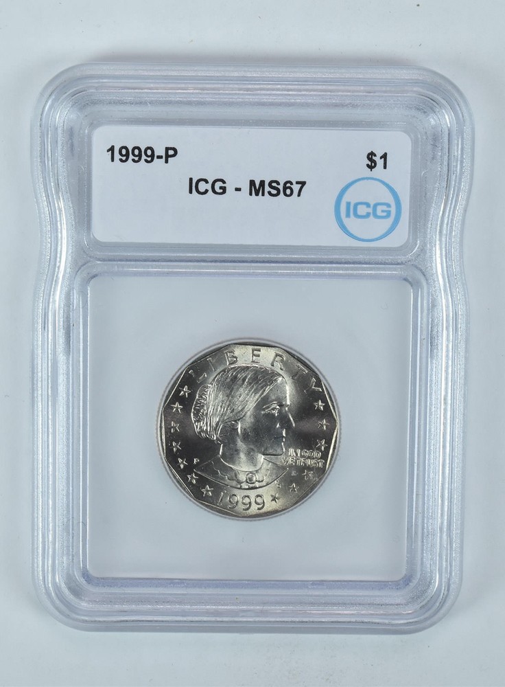 1999-P Susan B Anthony $1 MS67 ICG