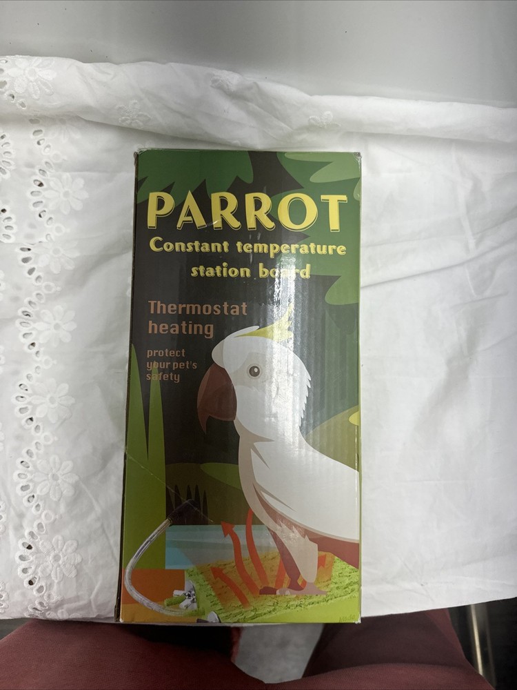 Bird Warmer for Cage Bird Perch Stand Platform Warm Heating, Heating Bird Per...