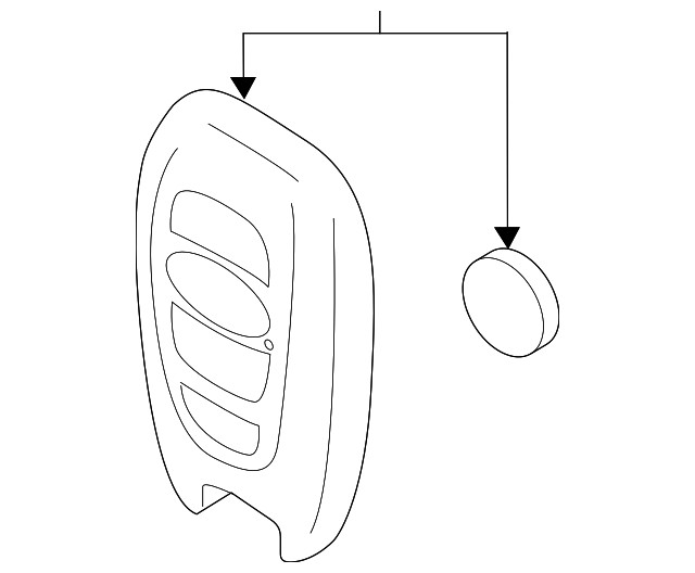 Genuine Subaru Keyless Entry Transmitter 88835FL032