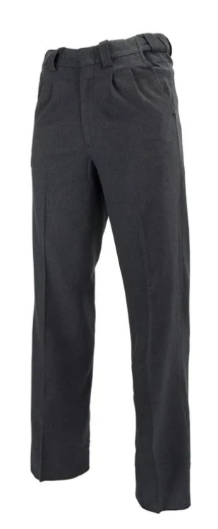 Adams Pleated Expandable Waist Umpire Pants-Charcoal Various Sizes Available