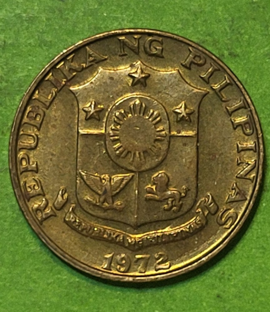 1972 Philippines 5 Sentimos Free Shipping