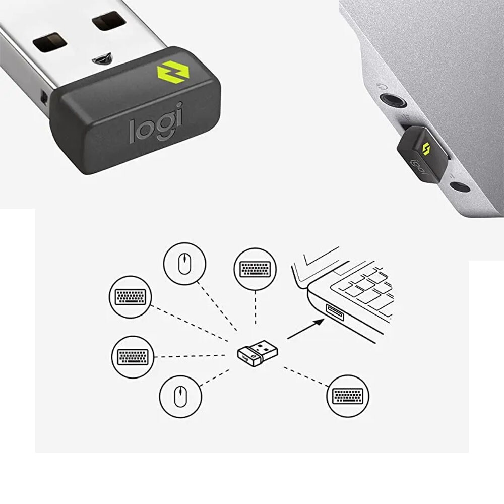 New Logitech Logi Bolt USB Wireless Receiver Dongle For Keyboard And Mouse