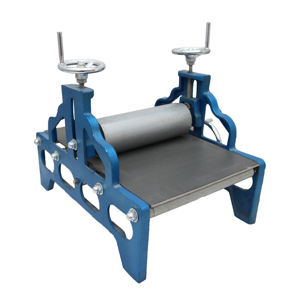 Manual Slab Roller Printmaking Machine Tabletop Adjustable No Shims Tool