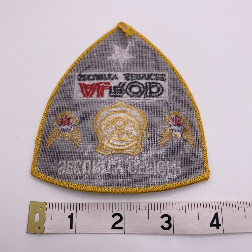 ALROD Security Services, Security Officer, Embroidered Patch, Crest, Emblem