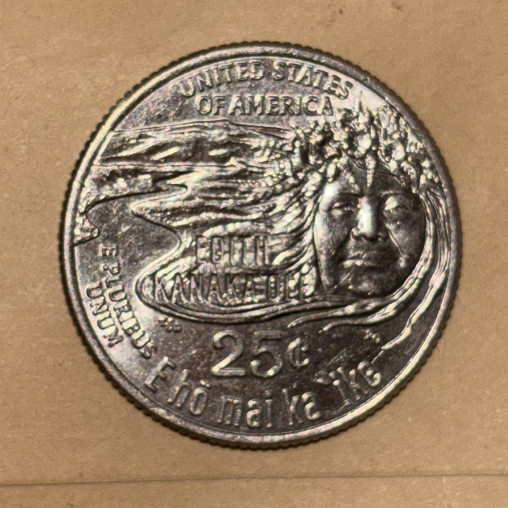 RARE 2023 D Edith Kanaka'Ole Quarter- In Cod We Trust Error