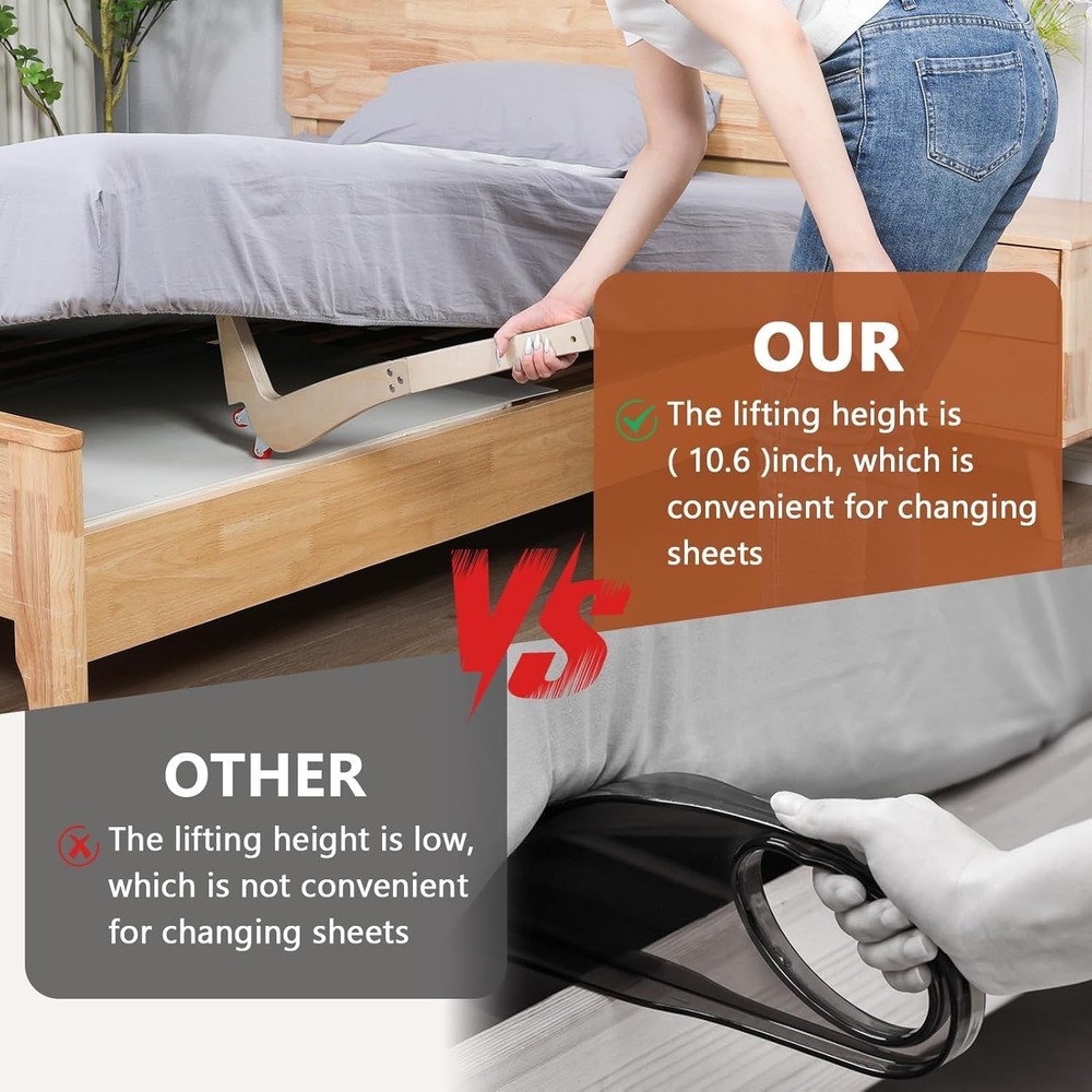 Mattress Lifter Tool for Changing Sheets Bed Maker Tool for Tuck Sheets Remov...