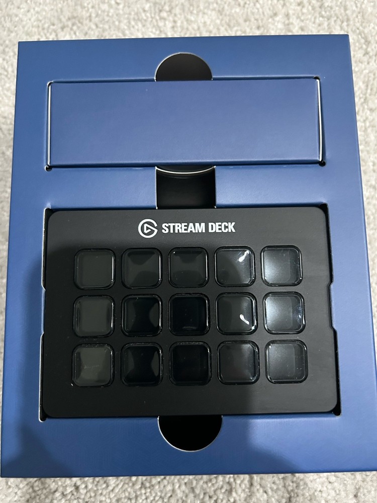 Elgato Stream Deck Black 15 Customizable LCD Keyboard Interface Controller