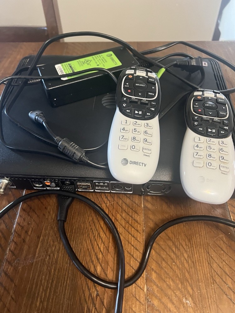 DirecTV Receiver W/Cables & Two Remotes, Model HR54-500, plus 2 add on receivers