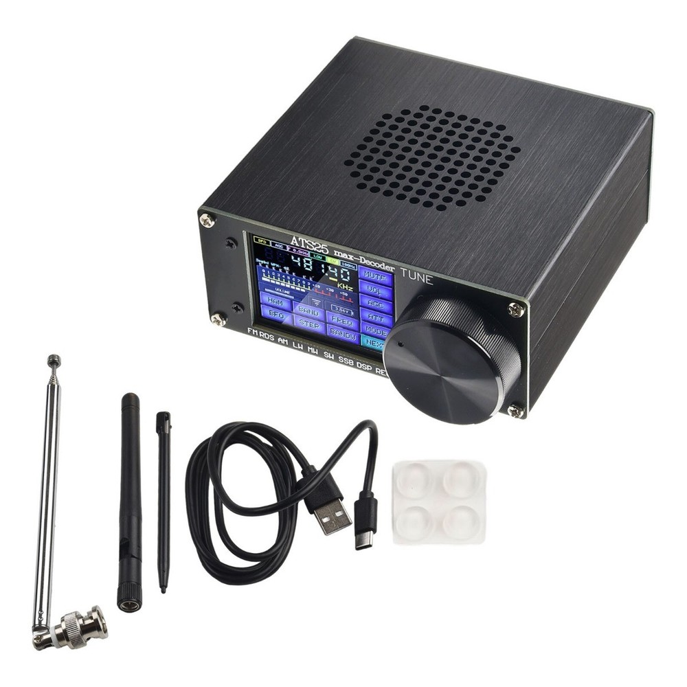 ATS-25max-Decoder Full-Ba N D Receiver Support CW RTTY FT8 FT4 SW for Si4732A10