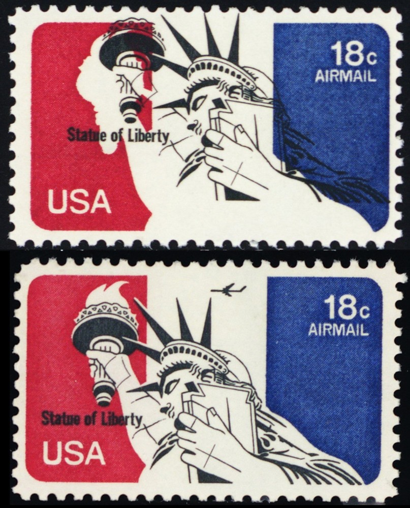 C87, Mint NH 18¢ With HUGE Black Color Shift Error - Stuart Katz