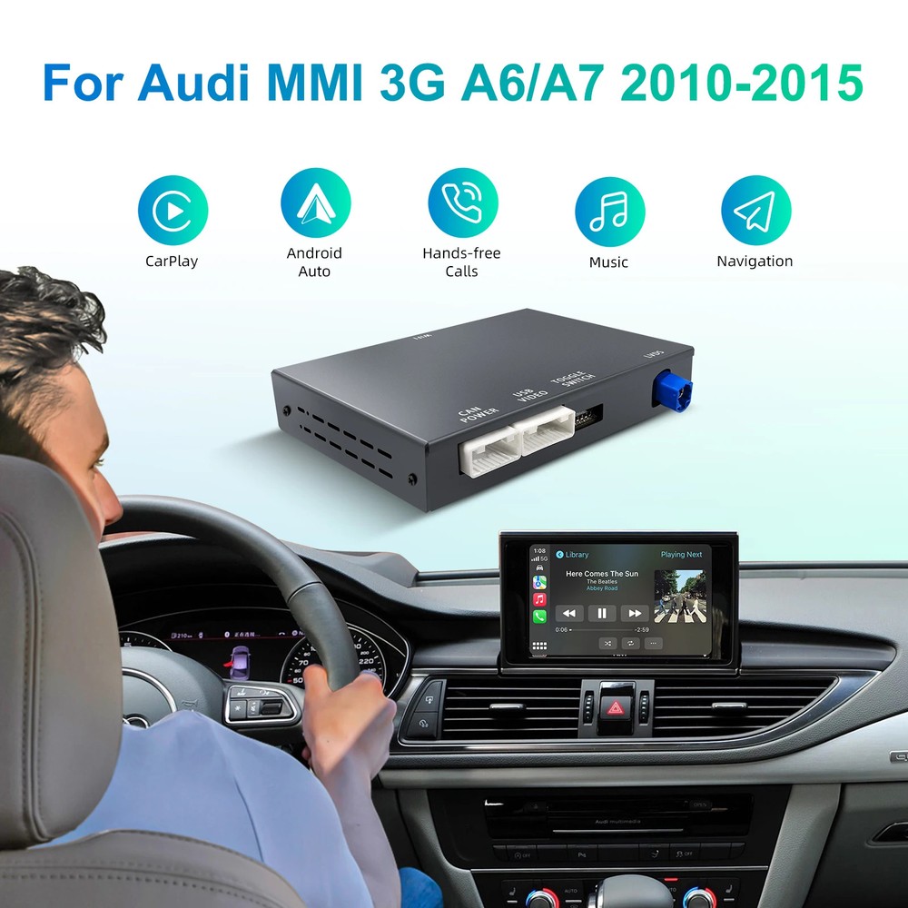 OEM Screen Upgrade Decoder Box for Audi A6/A7 2010-2015 MMI 3G 6.5"/7" Screen