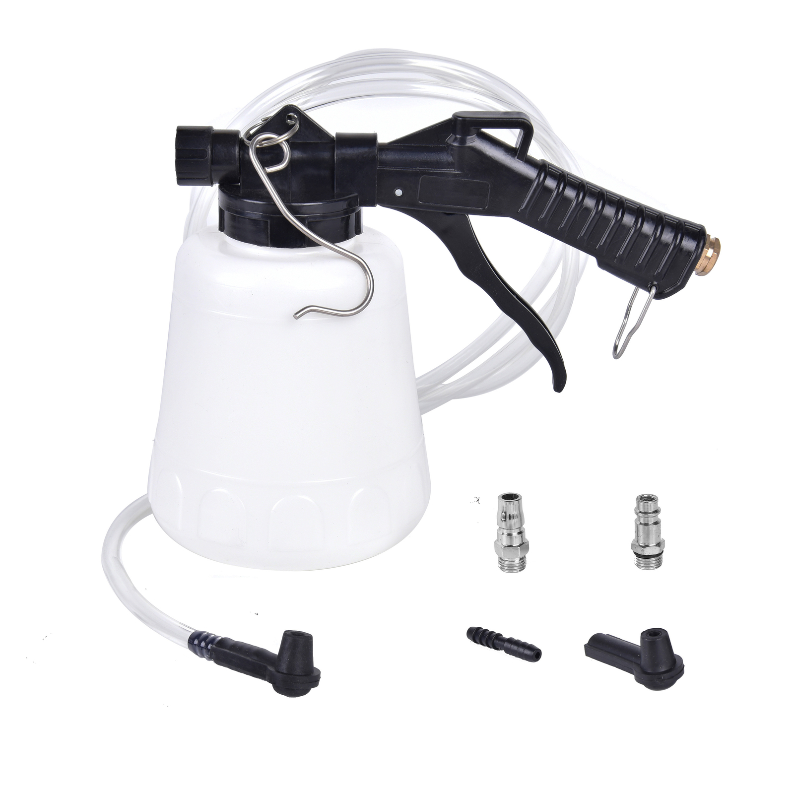 Automotive Pneumatic Vacuum Brake Clutch Fluid Bleeder Tool  Adapters 70-110 PSI