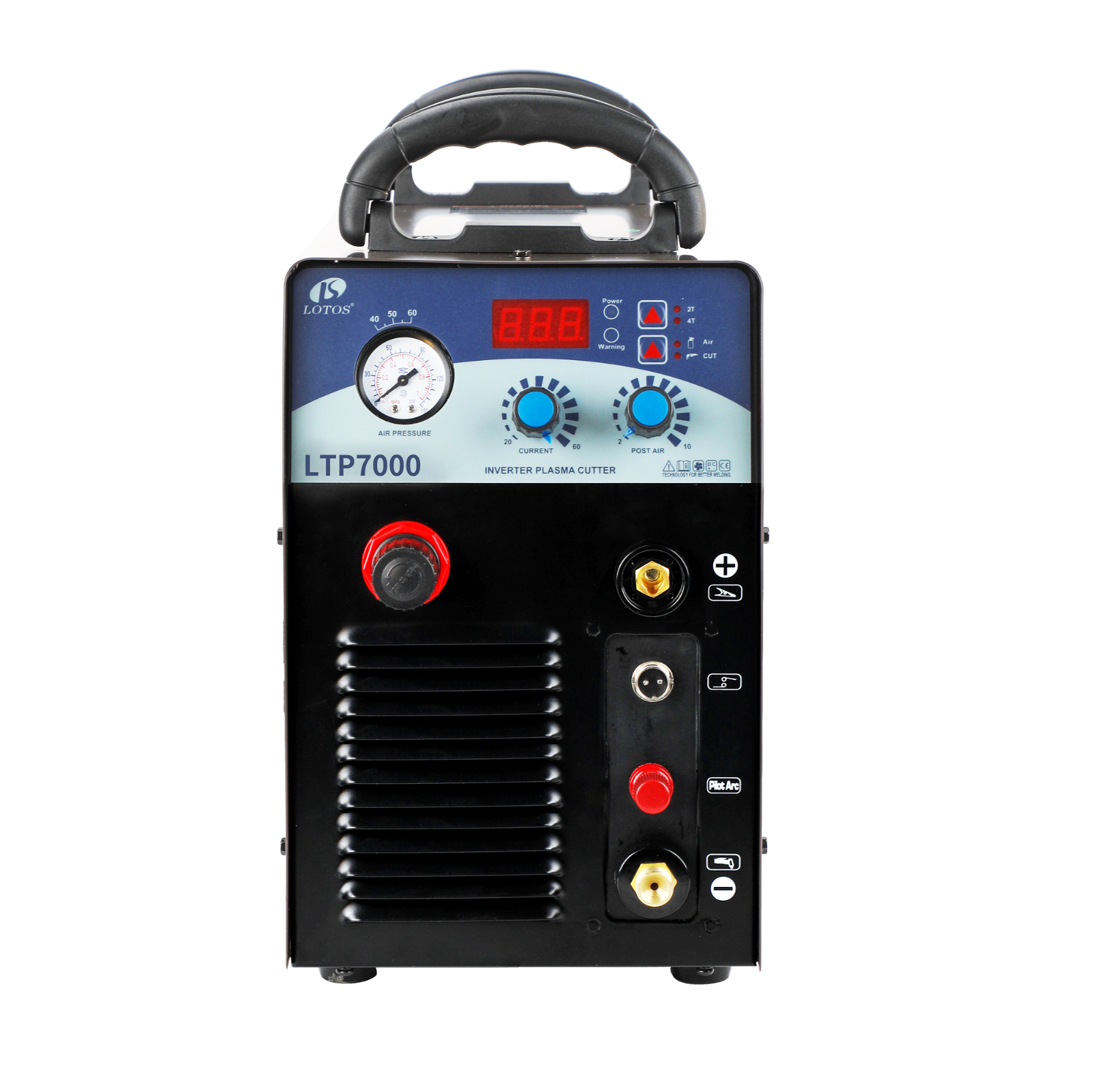 Plasma Cutter Pilot Arc 70Amp Lotos LTP7000 50/60Hz Cuts 7/8" Dirty Rough Metal