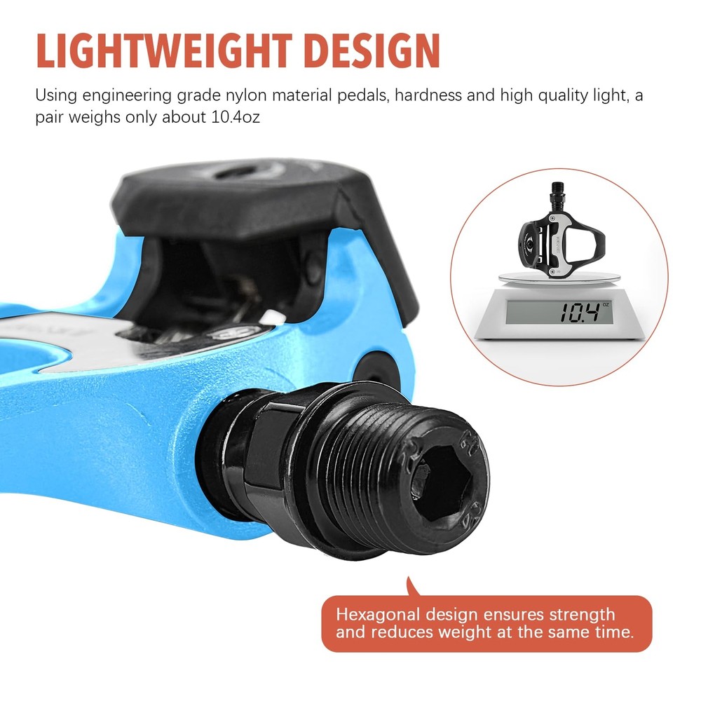 Look Road Bike Pedals Blue