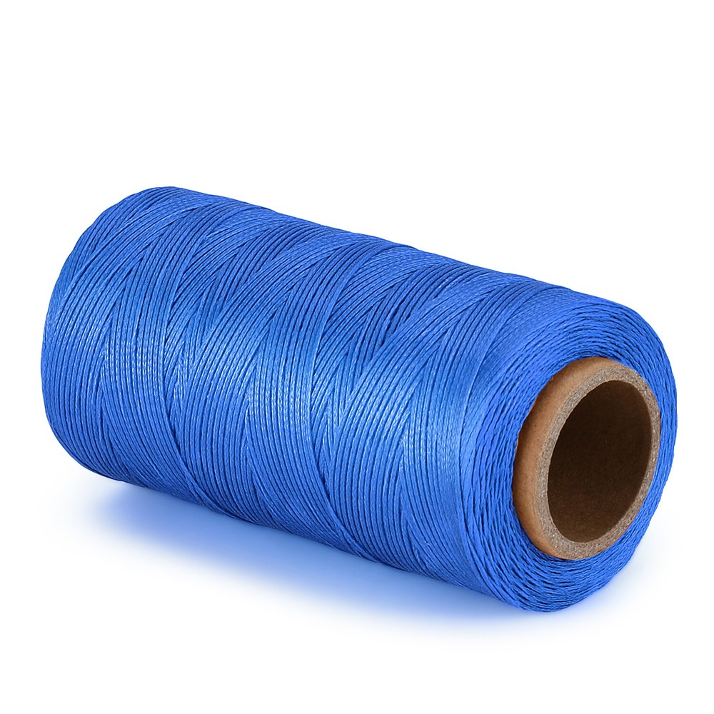 284 Yard 150D Waxed Thread String Cord Sewing DIY Craft Stitching Red & Blue