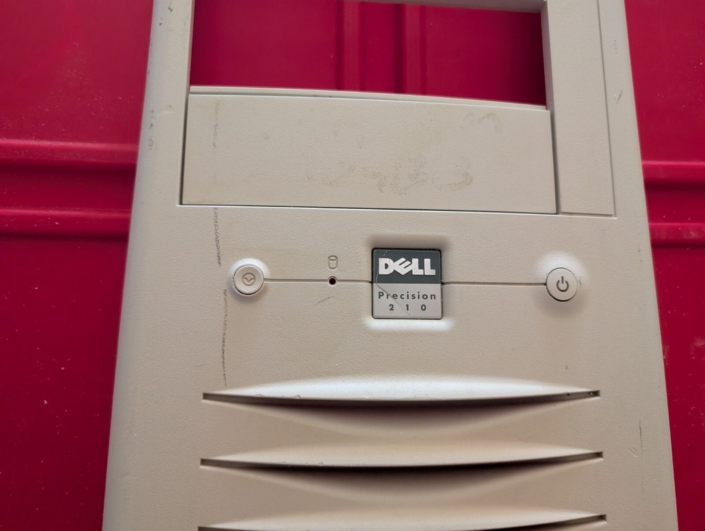 Vintage Dell Precision 210 Pentium II Computer tower faceplate