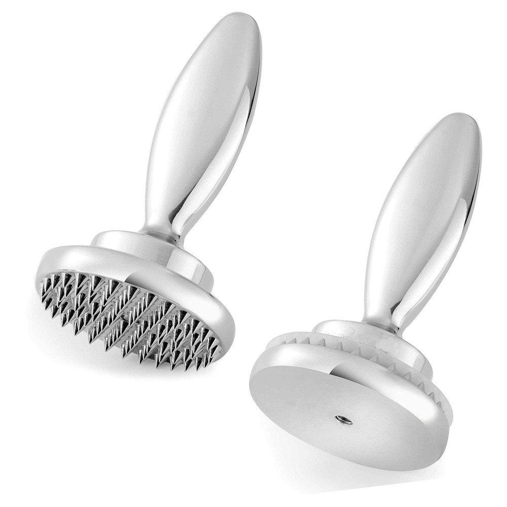 Dual Sided Meat Tenderizer Marinating Prep Tool,Manual Hammer Mallet Tool for...
