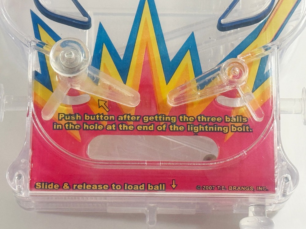 Pinball Machine Mini TE Brangs 9"x4.5" 2007